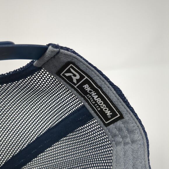 Richardson Snapback Trucker Hat Multicolor One Size Adjustable Mesh Back 6 Panel - Picture 8 of 9